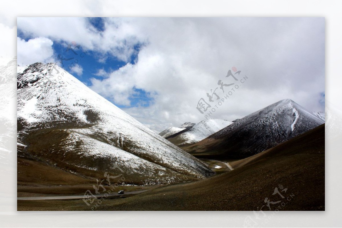 西藏雪山图片