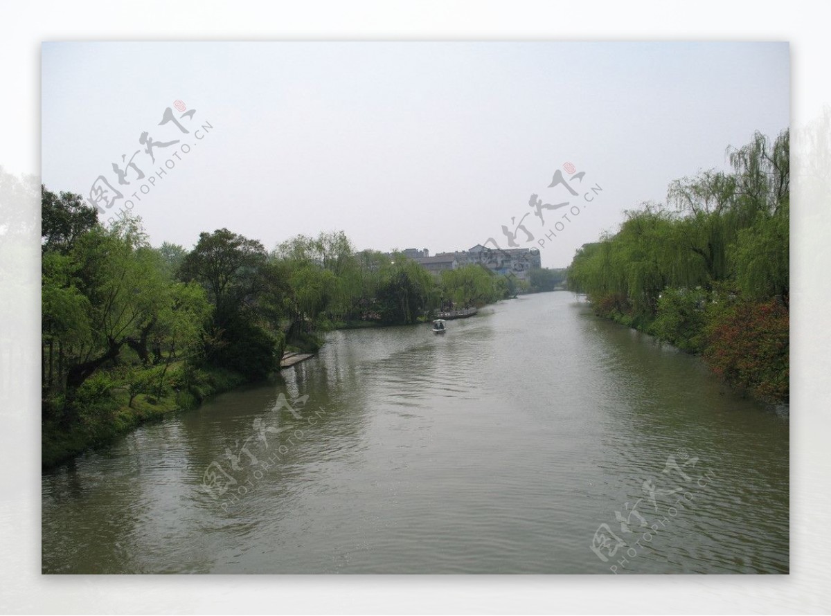 扬州城市内河景观图片