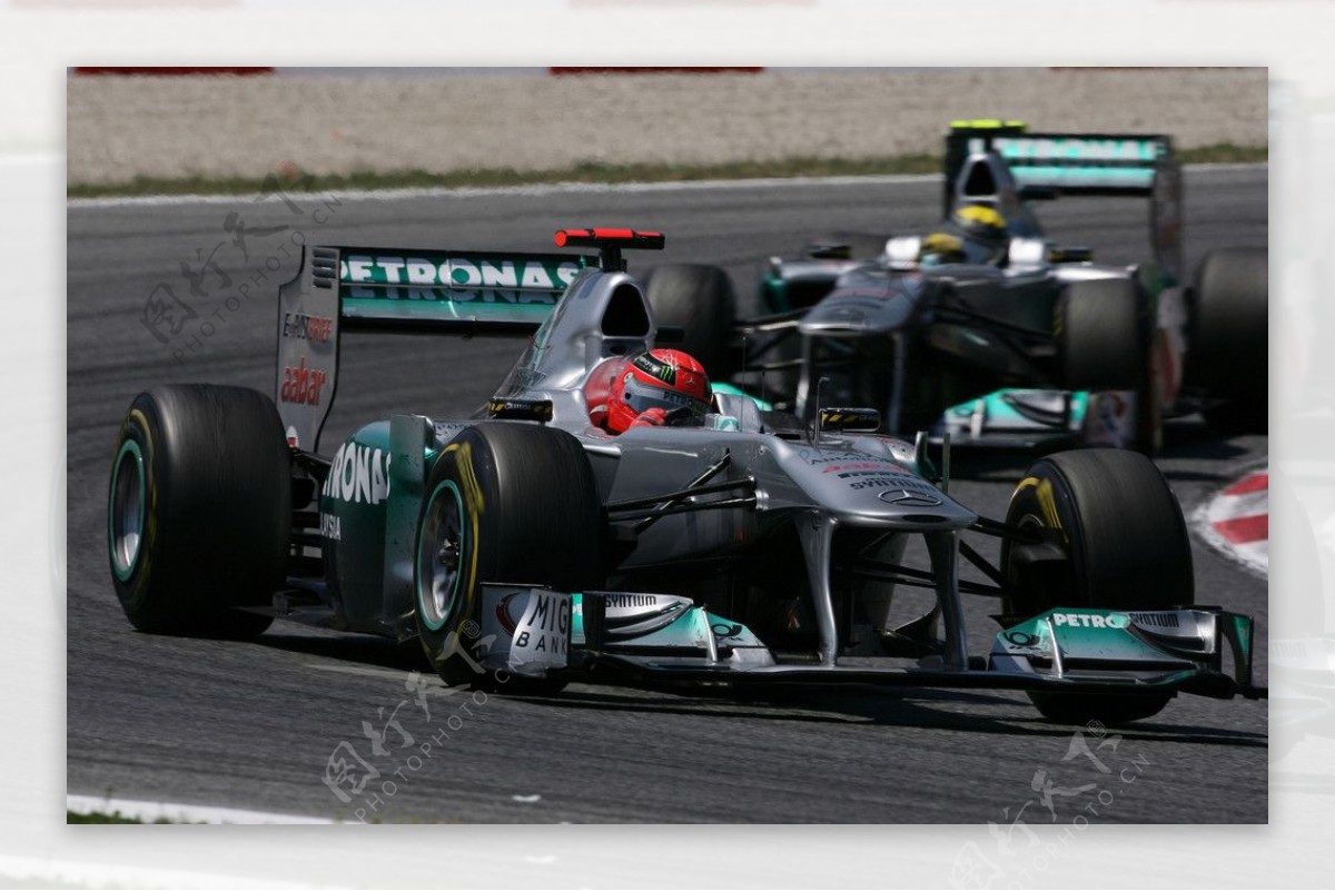 F1赛车特写图片