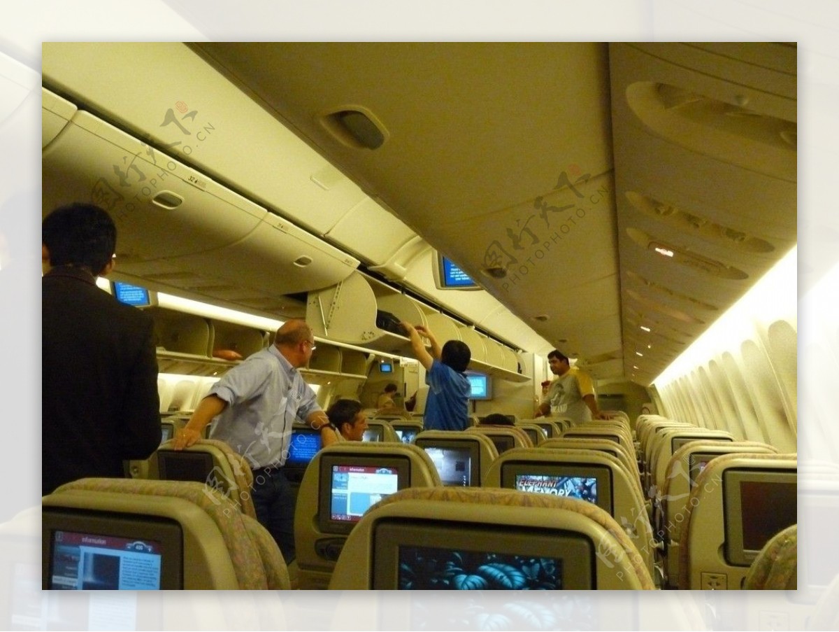 波音777型远程客机客舱图片
