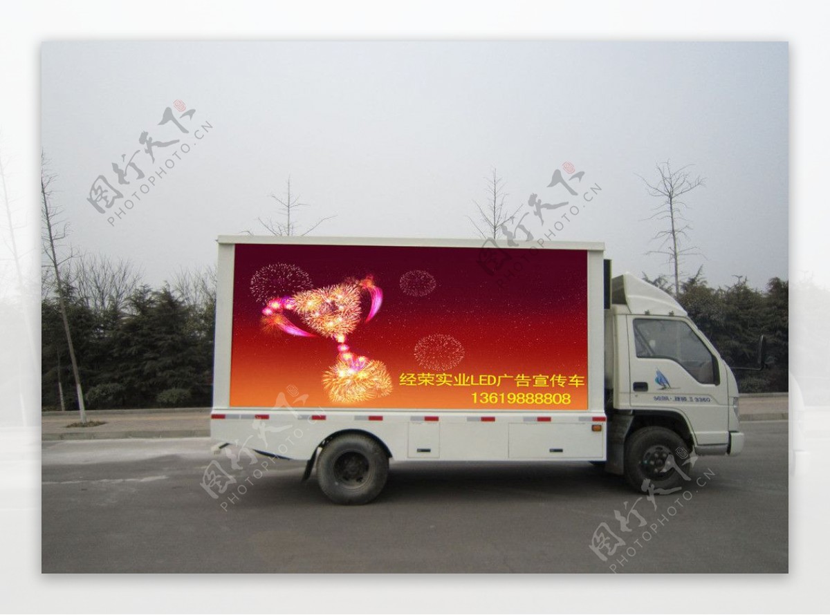 广告车LED宣传车图片