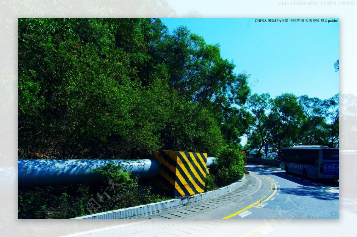 龙岗南澳一路风景盘山公路图片