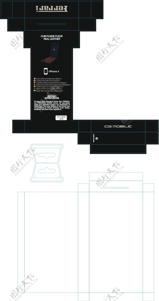 iphone4包装设计图片
