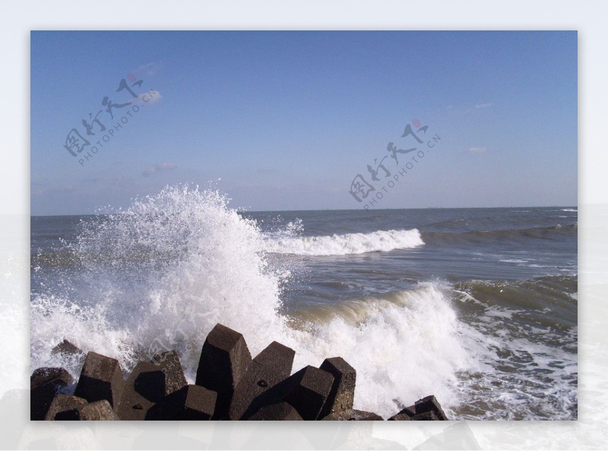 海浪海景图片