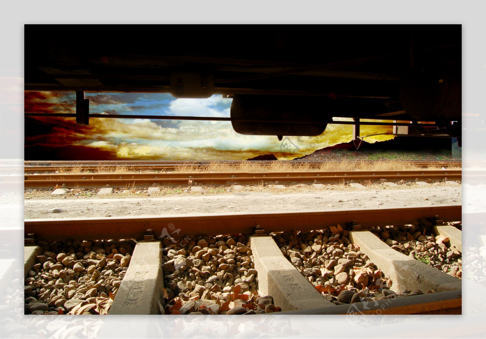 铁路摄影图片