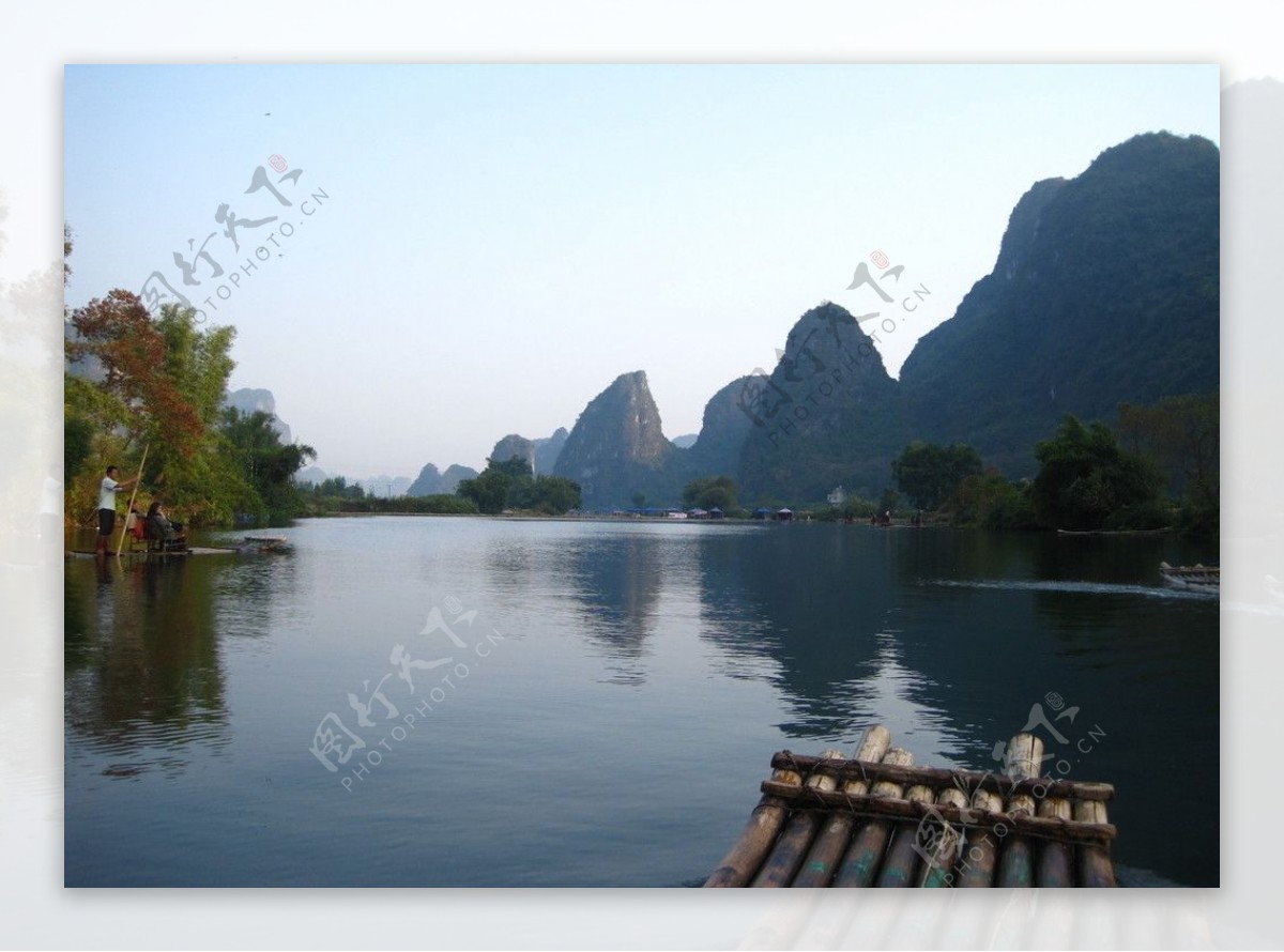 桂林遇龙河漂流图片