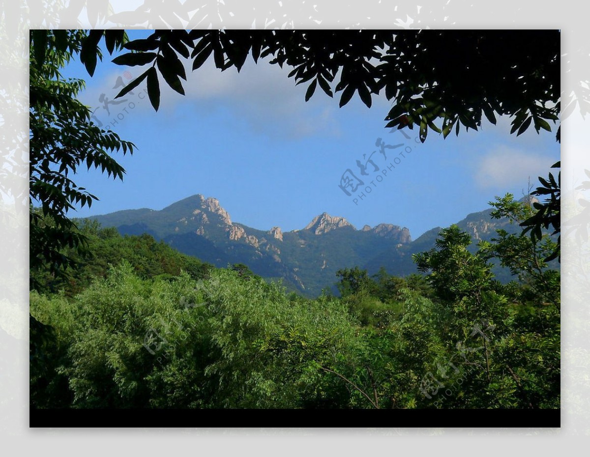 昆嵛山远景图片