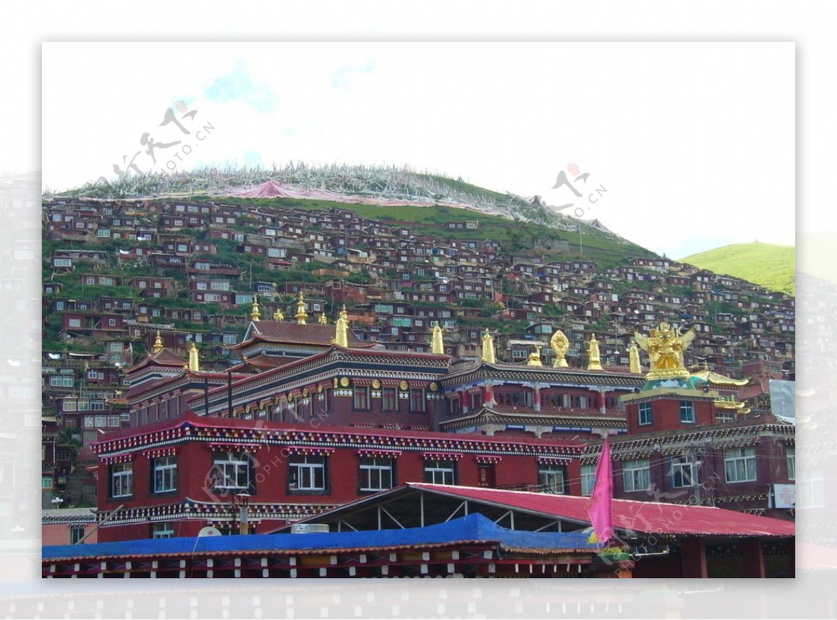 藏传佛教寺院五明佛学院图片