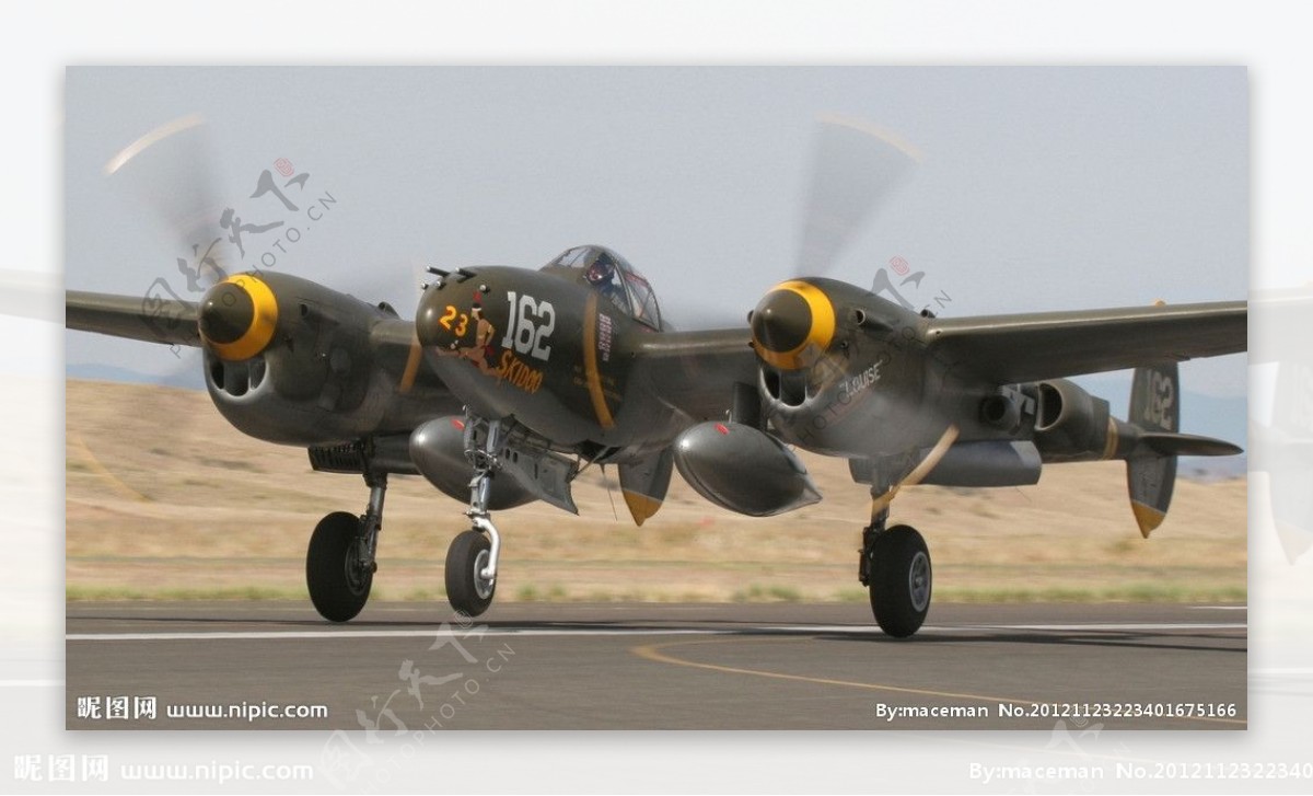 P38战斗机图片