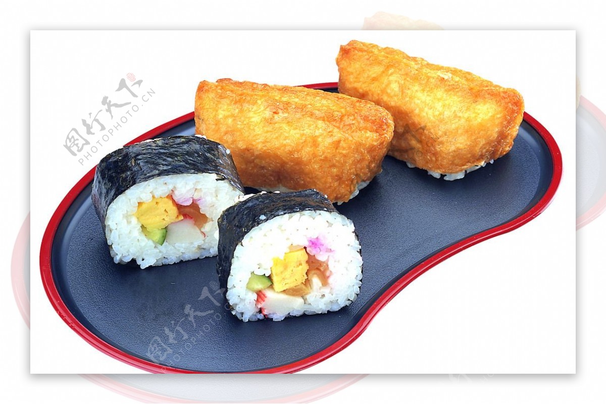 日式综合寿司图片