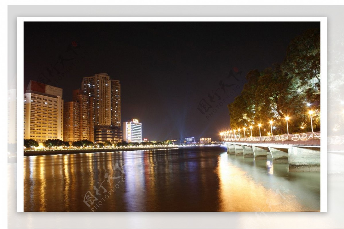 迷人珠江夜景图片