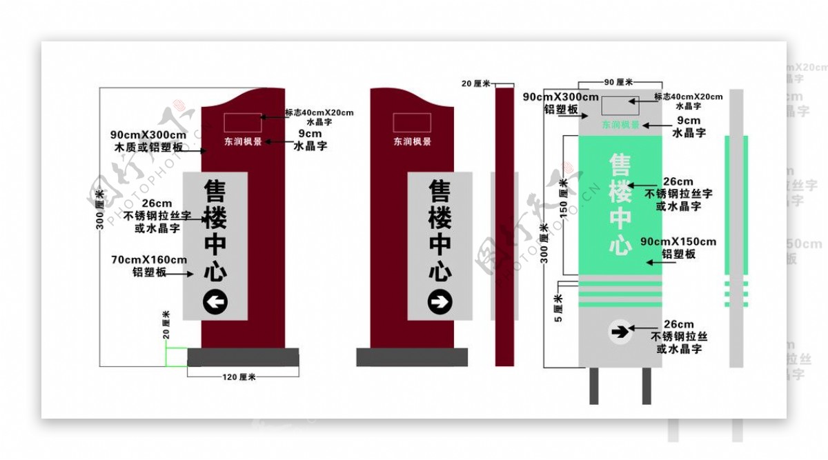 导视牌图片