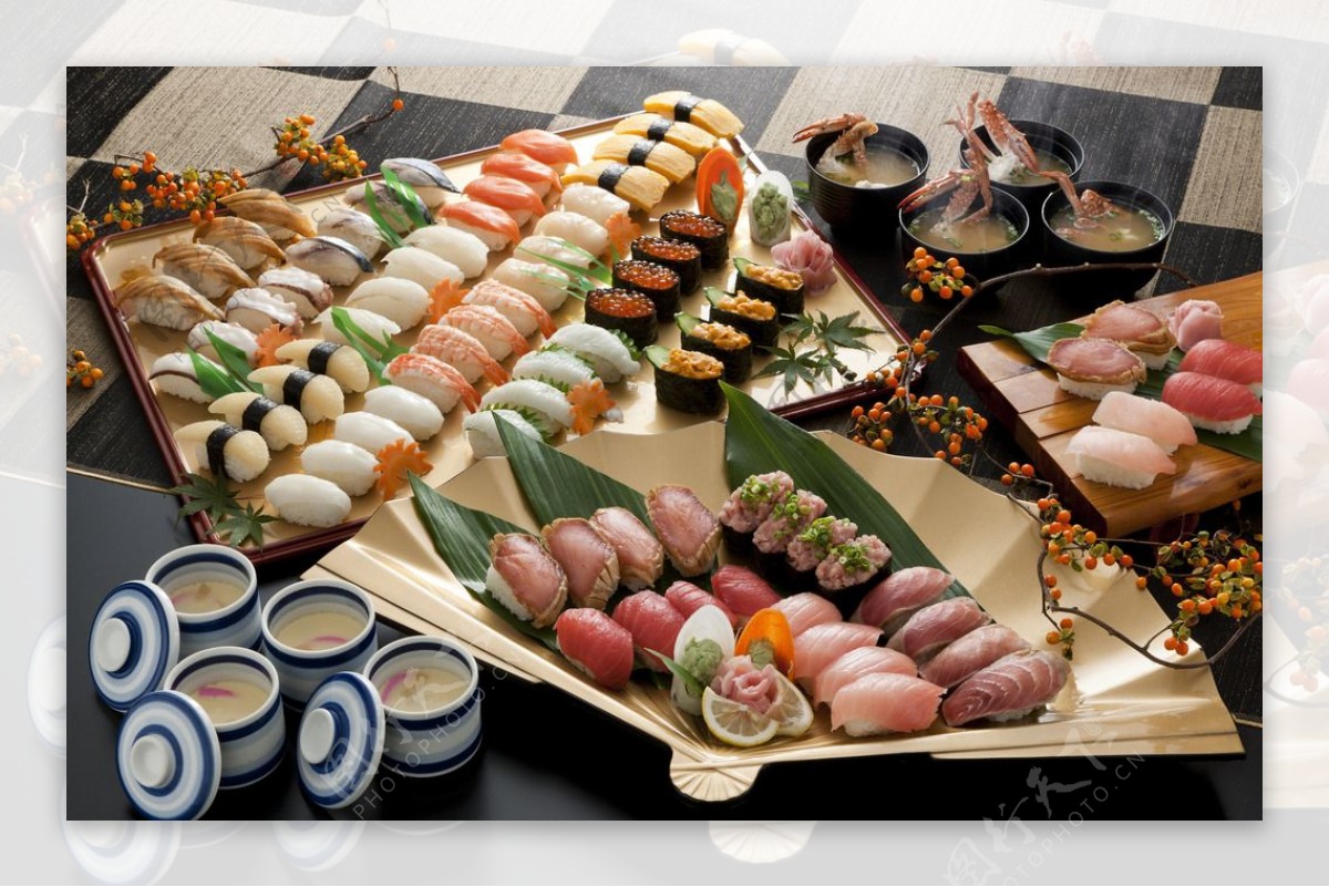 综合寿司图片