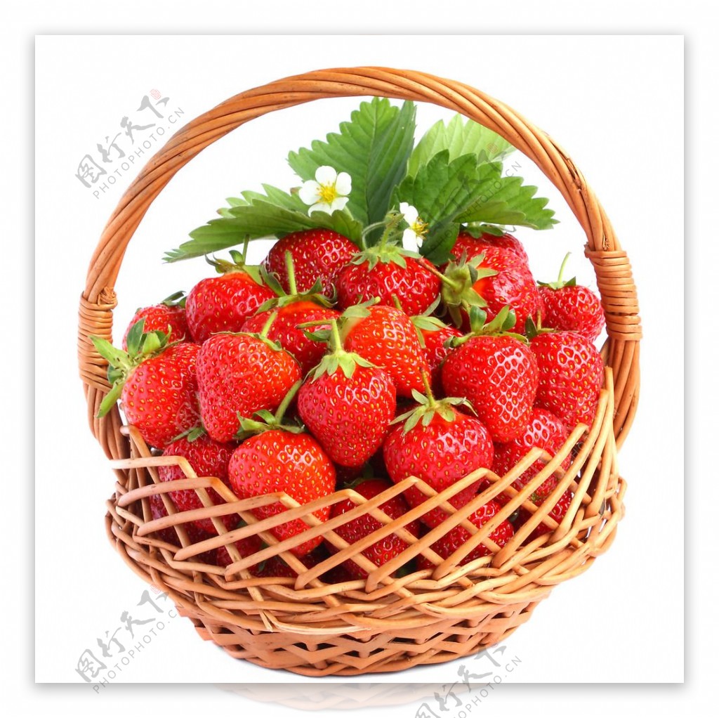 唯美草莓图片