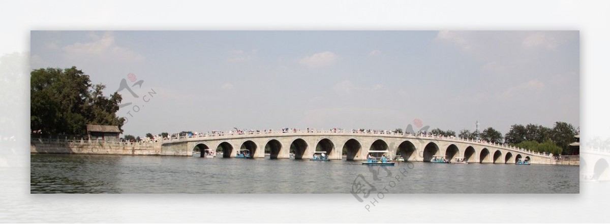 颐和园拱桥图片