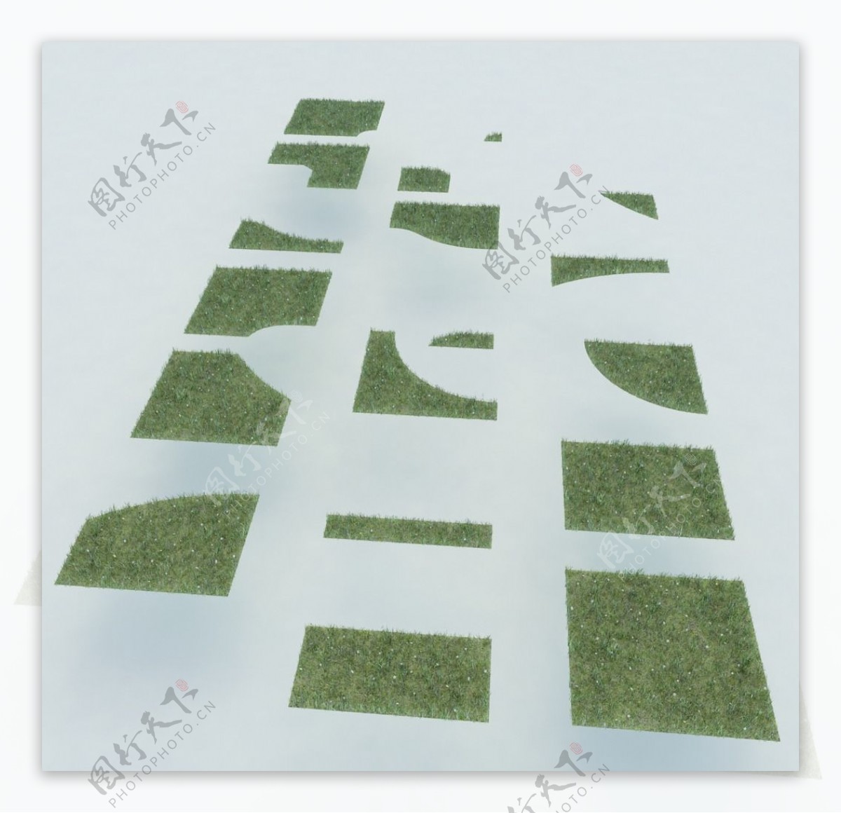 草地植物模型图片