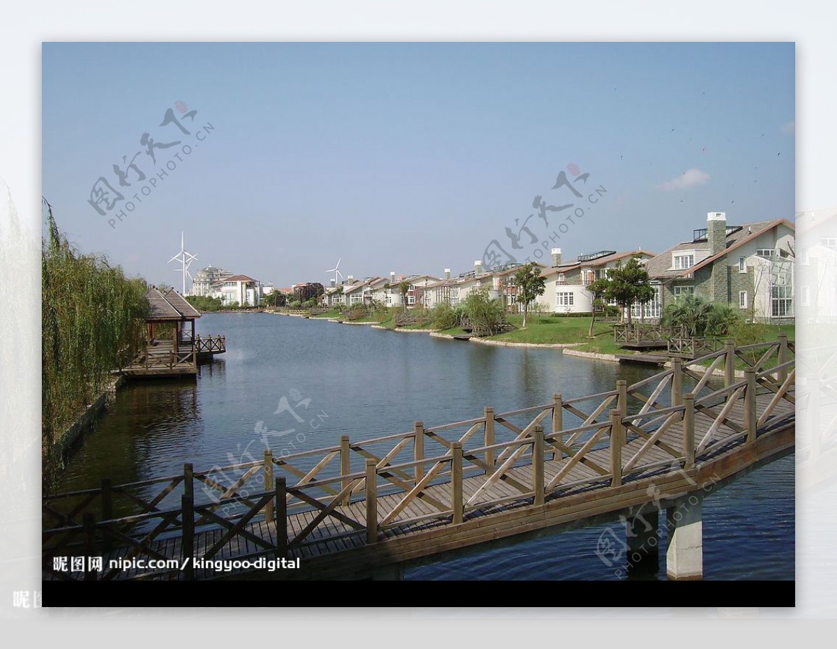 奉贤海湾小村风景图片