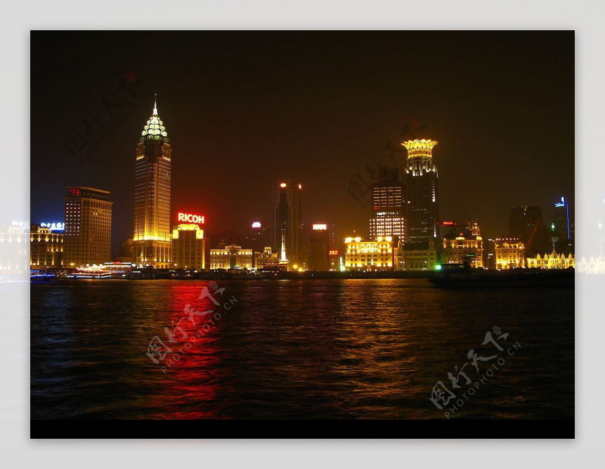 上海外滩夜景图片