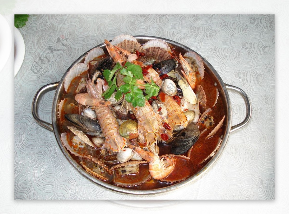 海鲜锅图片
