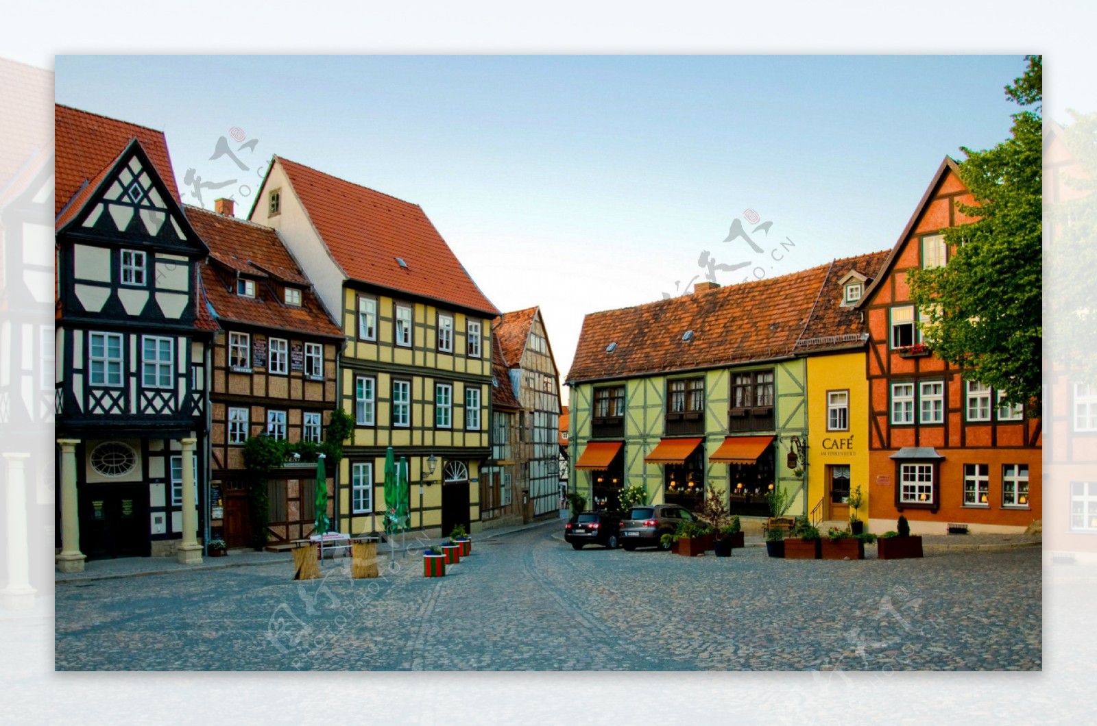 德国小镇街景图片