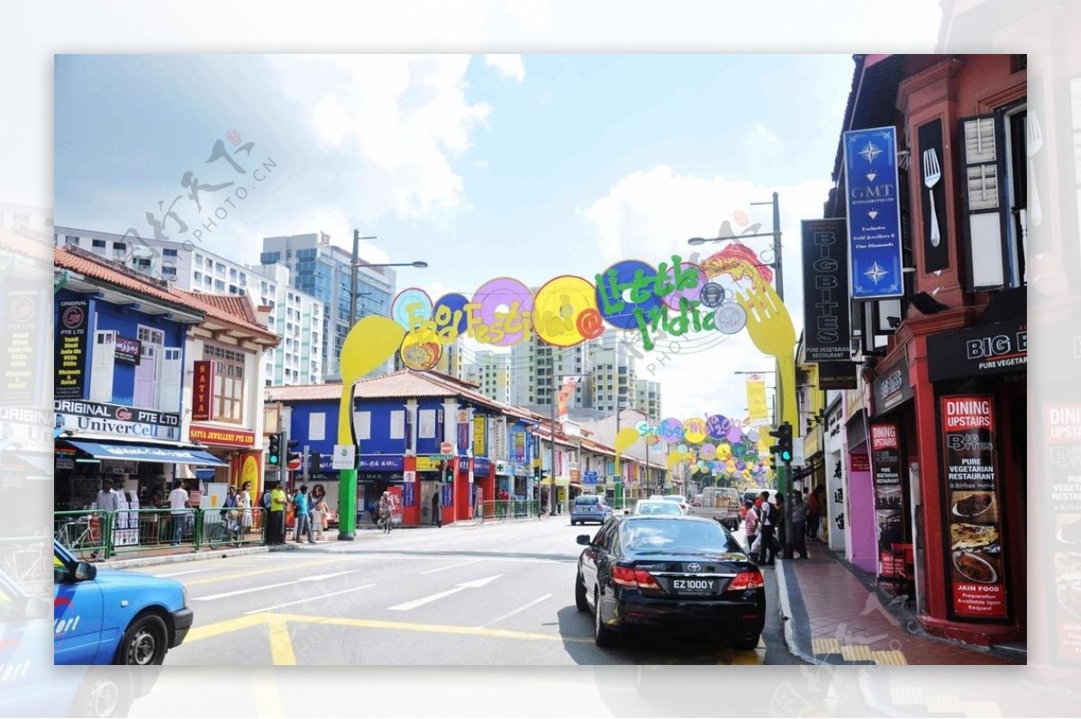 新加坡小印度街图片