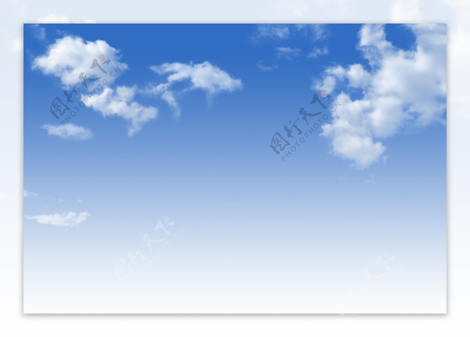 天空白云素材图片