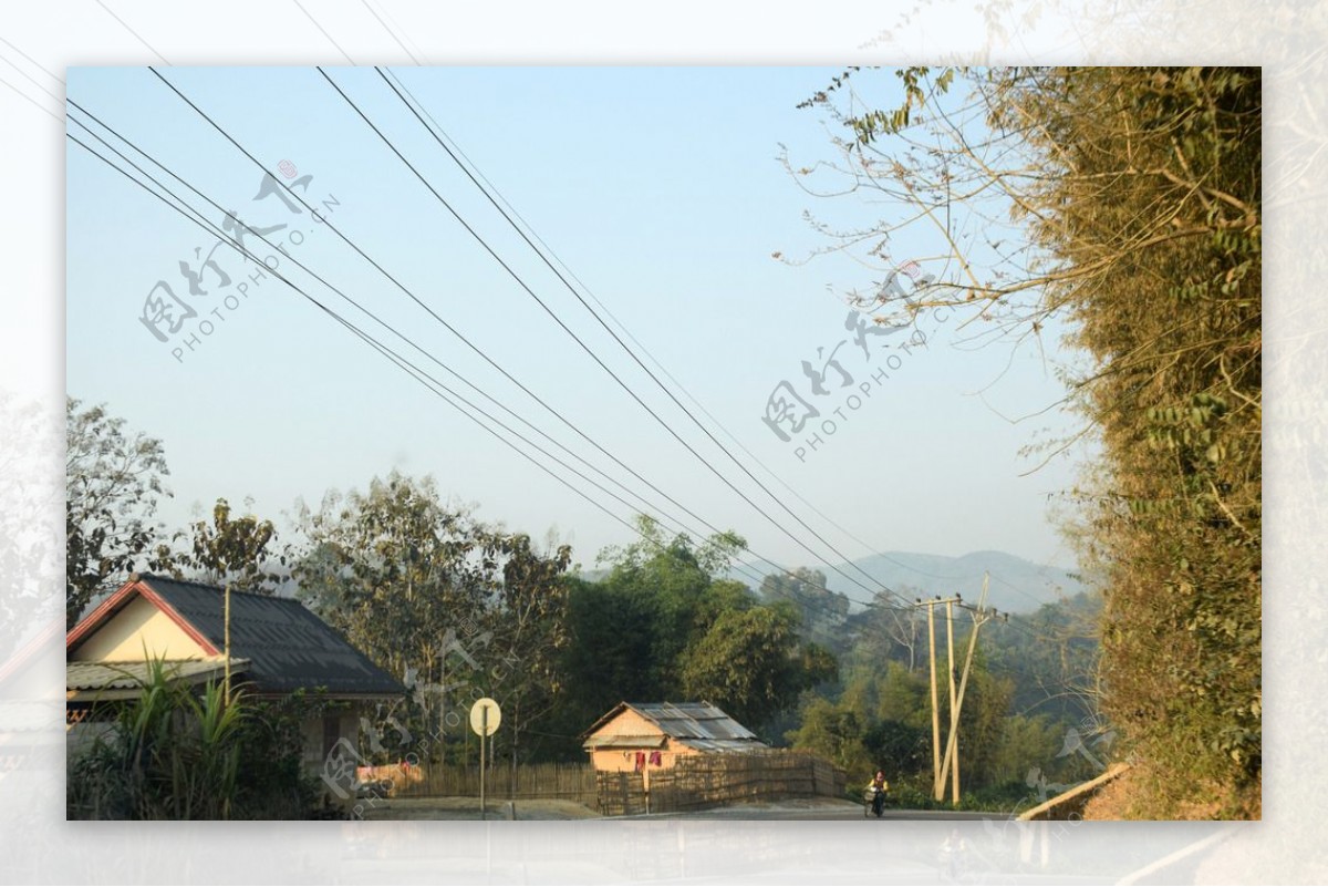 老挝乡道图片