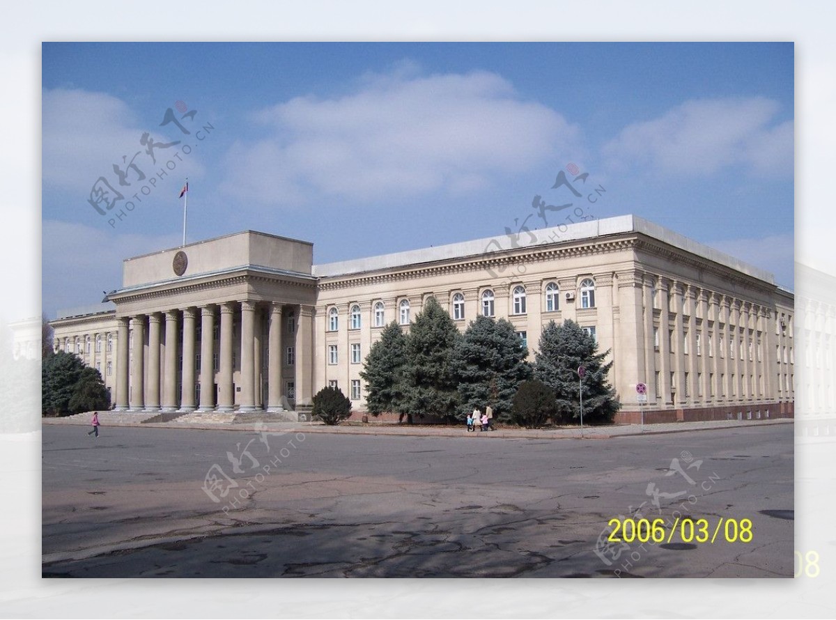 吉尔吉斯坦比什凯克BISHKEK议会大厦图片