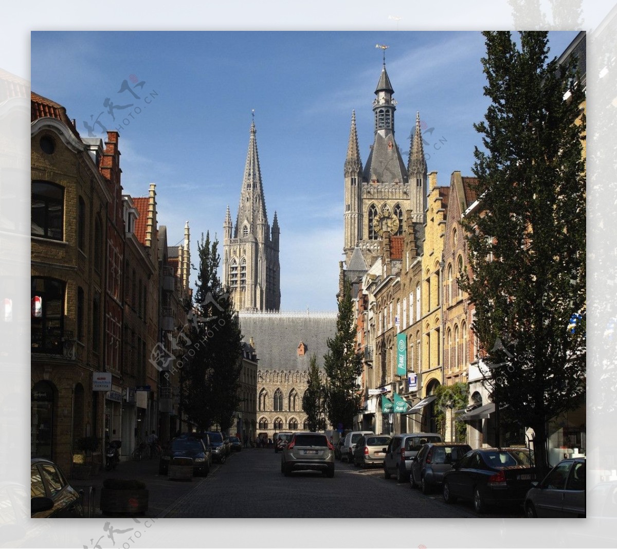 比利时伊佩尔街景图片