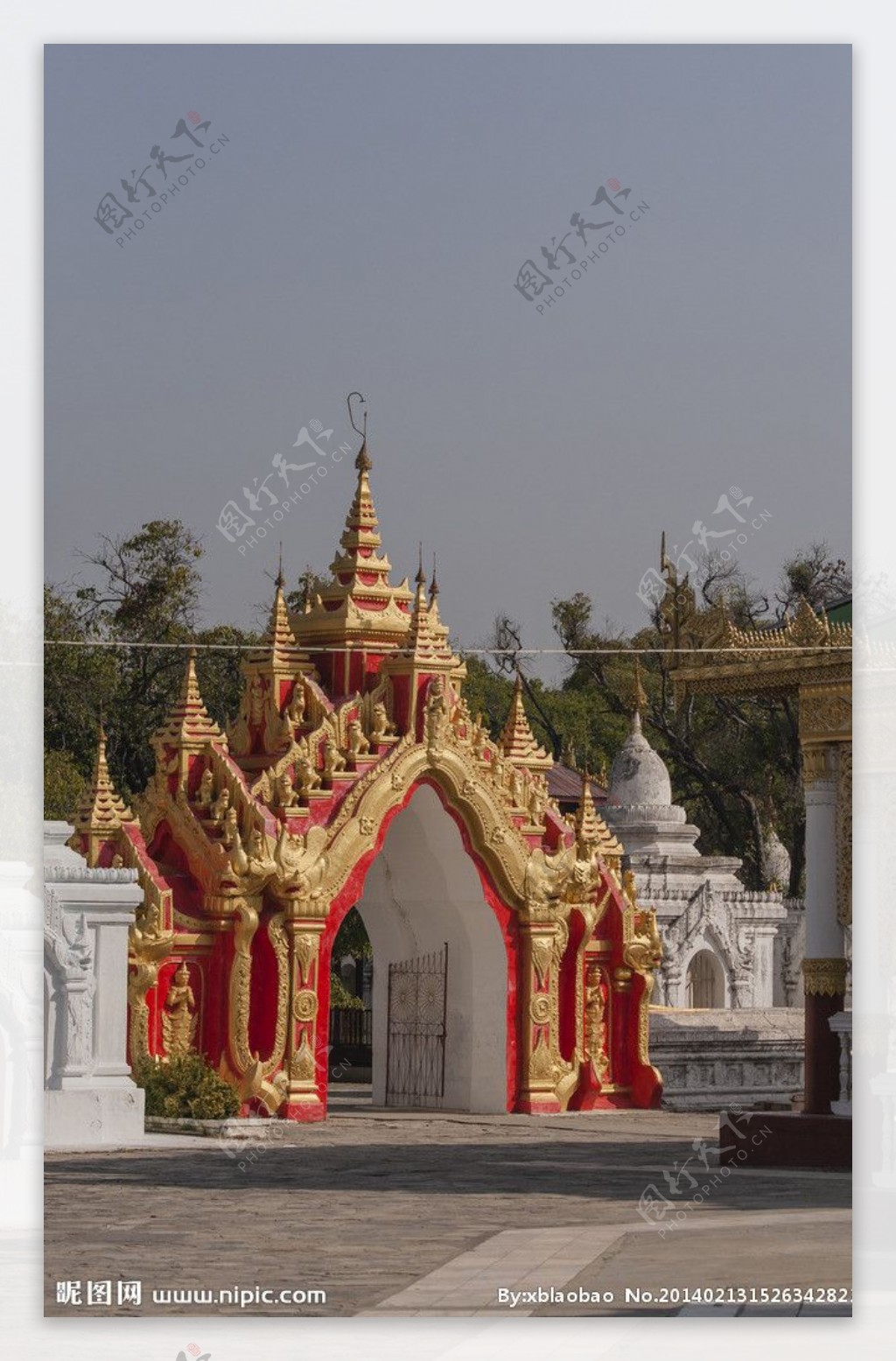 寺院拱门图片