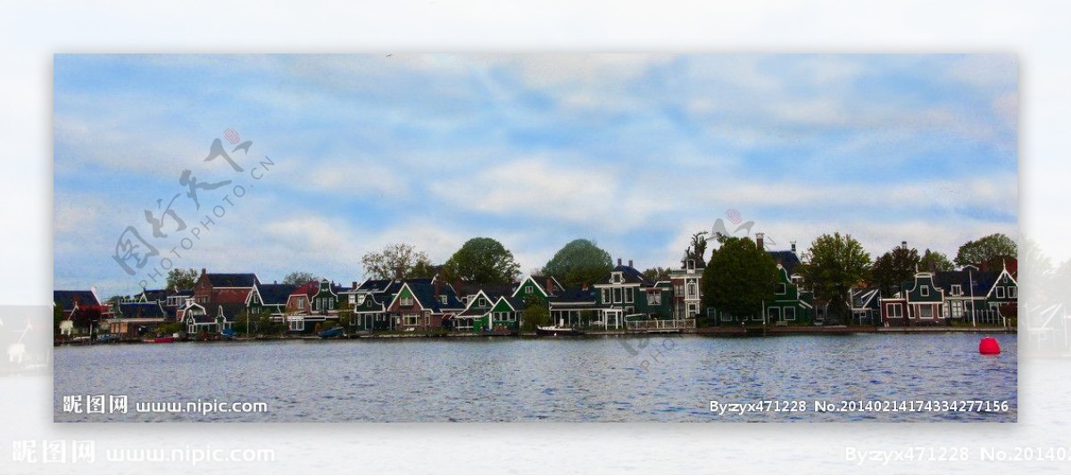 荷兰风车村图片