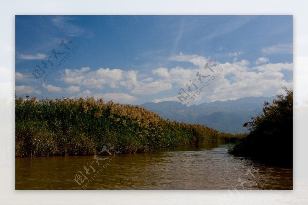 茵莱湖水道图片