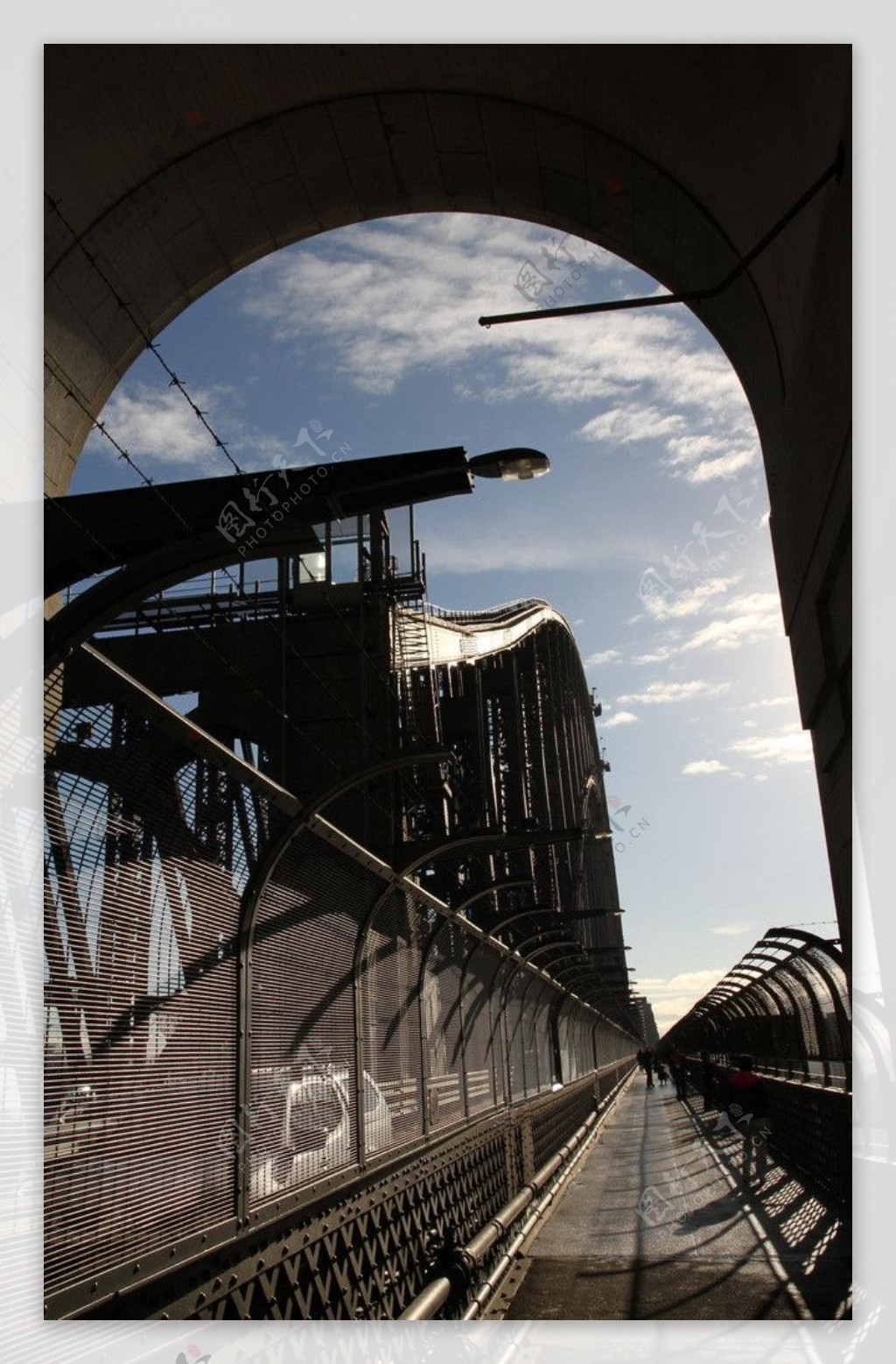 悉尼海湾大桥人行道图片