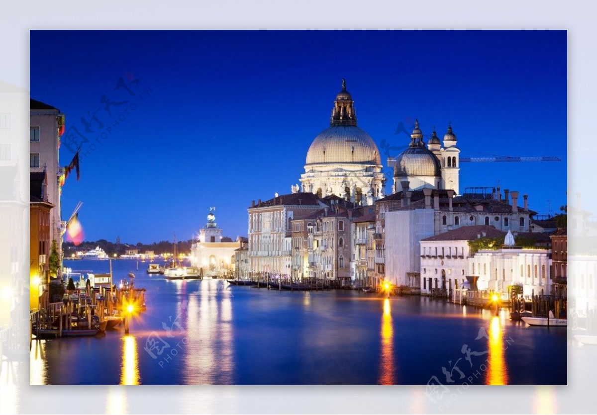 威尼斯夜景图片