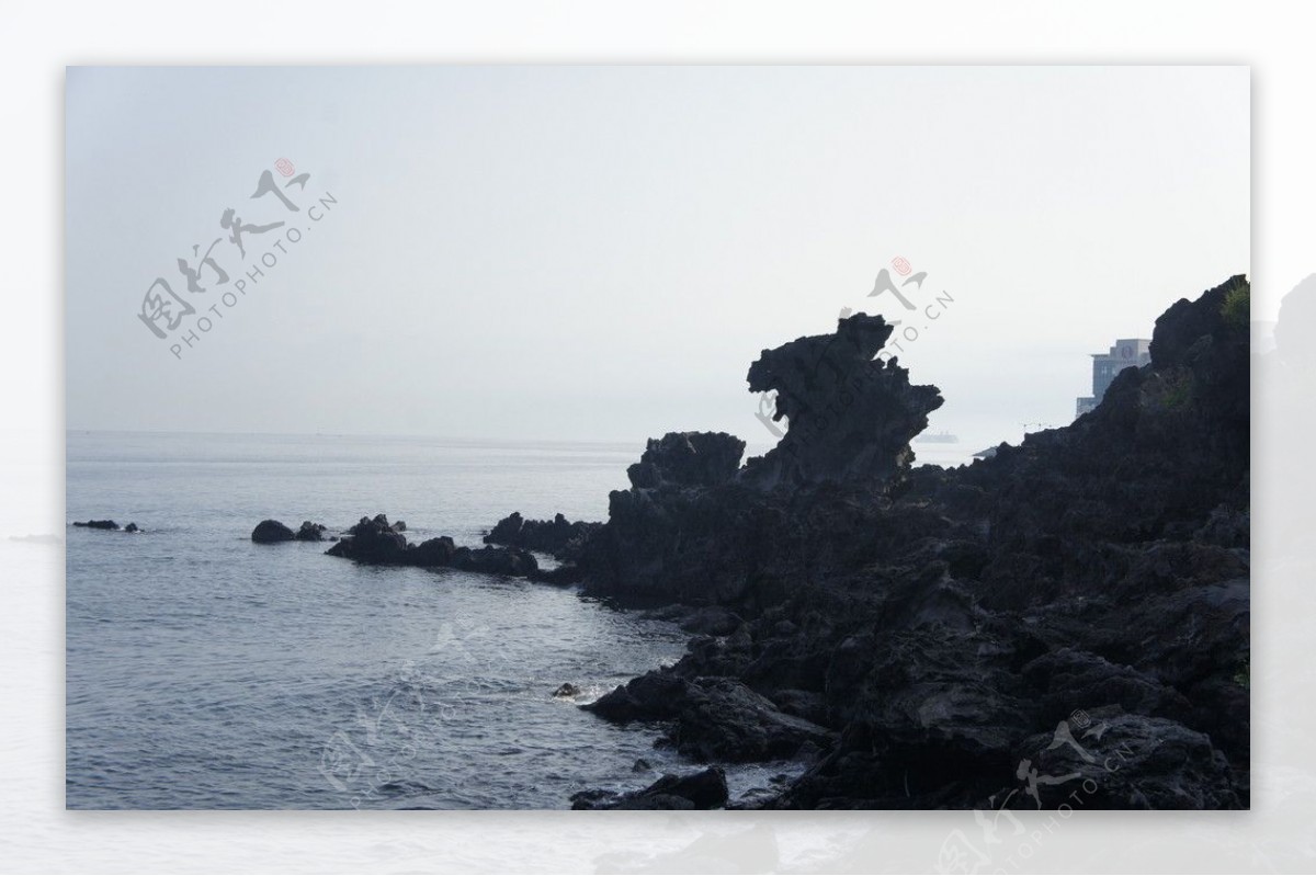 济州岛龙头岩图片