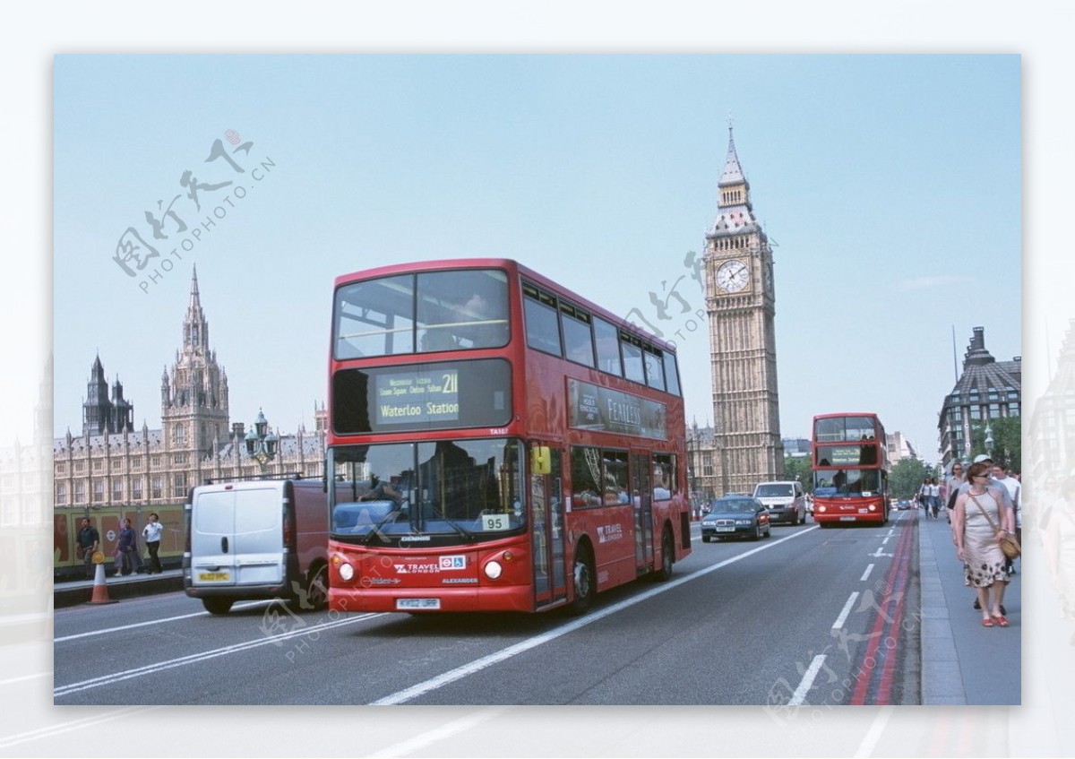 伦敦柏林历史风景图片