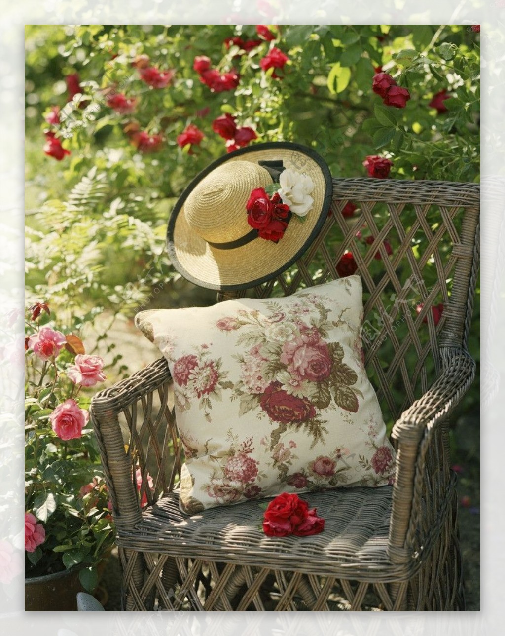 欧式花园座椅图片