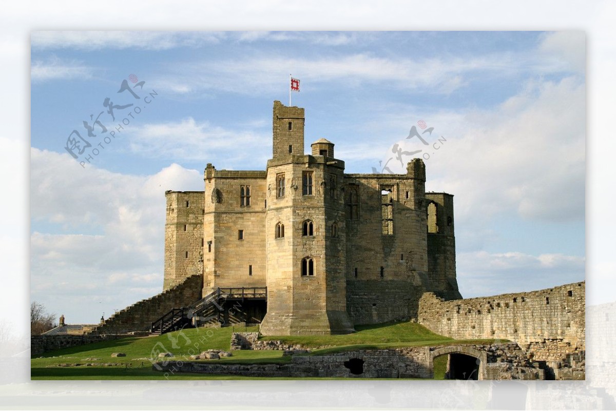 苏格兰老城堡图片