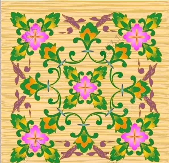 古典花纹样式图片