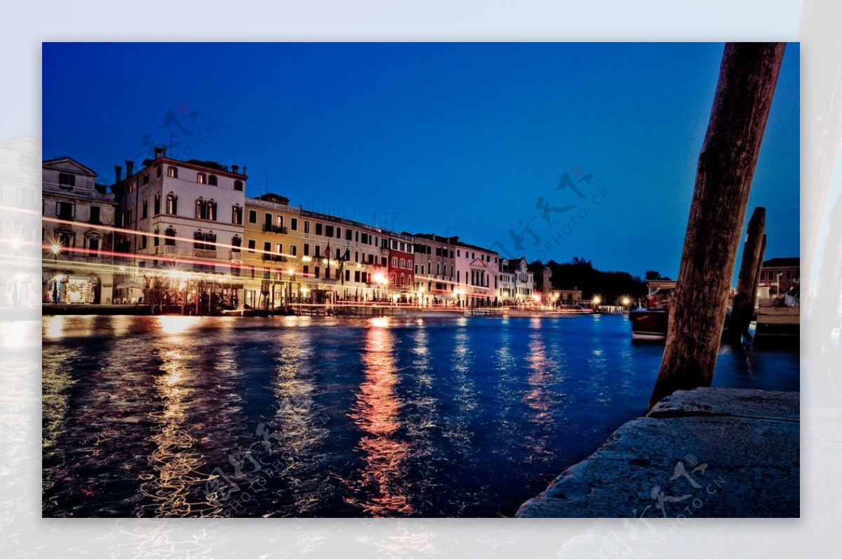 意大利威尼斯夜景图片