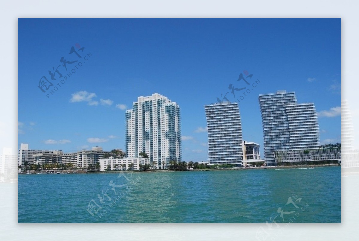 迈阿密城市海岸景色图片