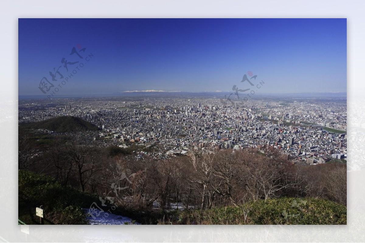 北海道札幌市鸟瞰图片