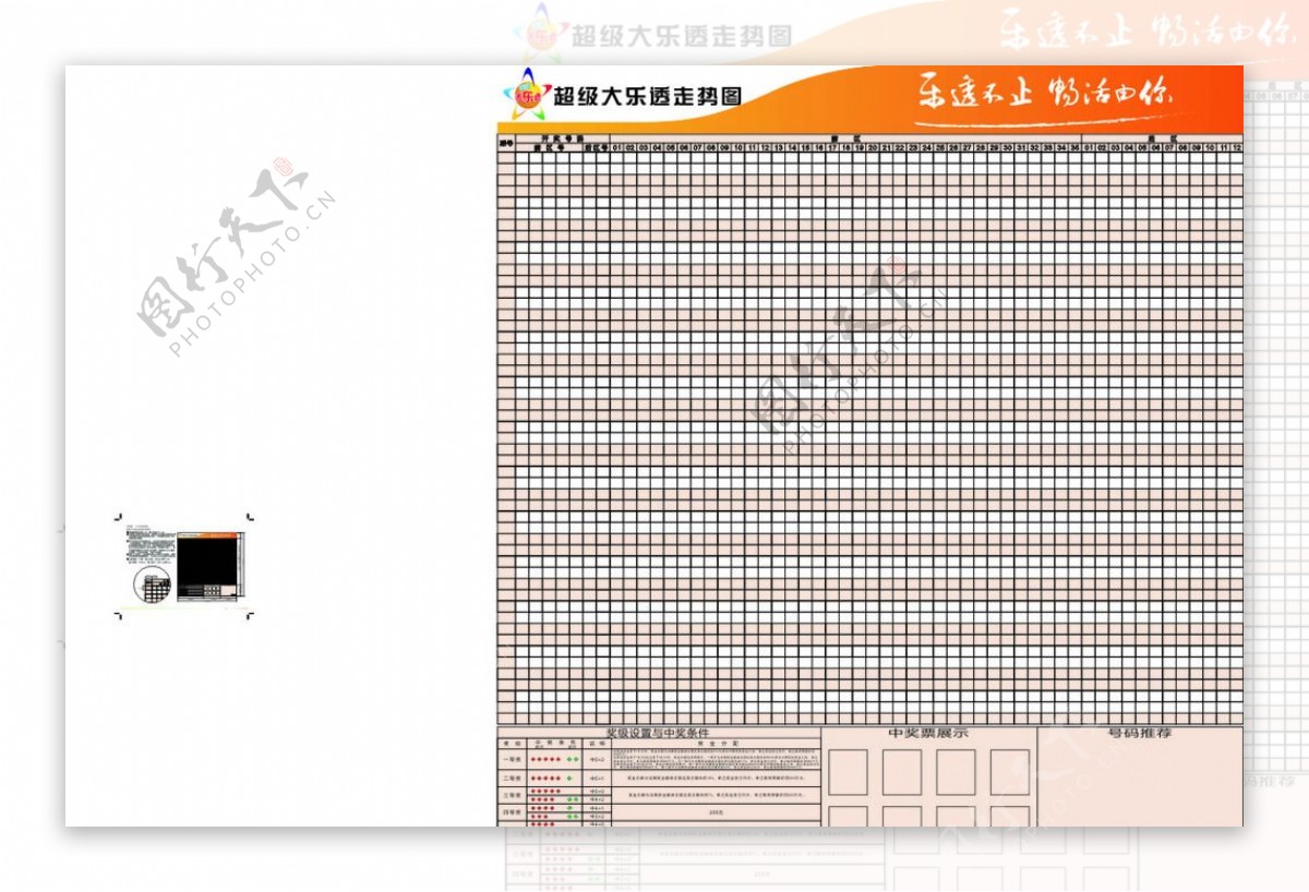 大乐透走势图图片