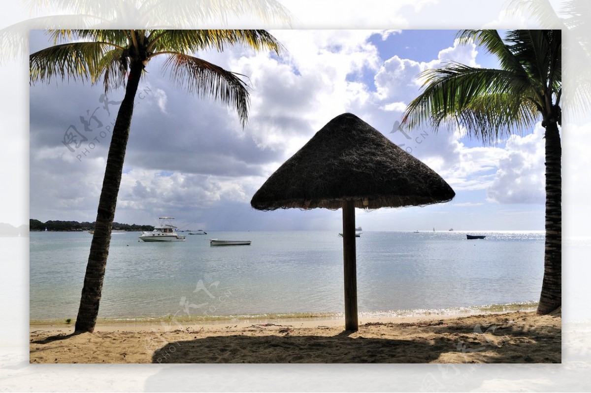 毛里求斯路易港海滨度假村海边景色图片