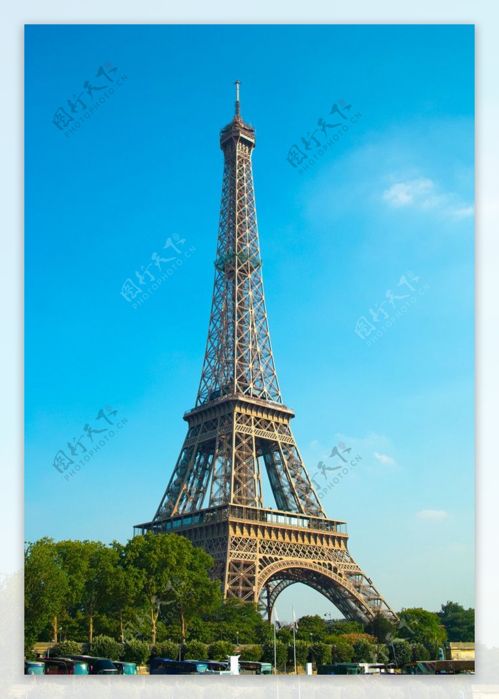 巴黎埃菲爾鐵塔图片