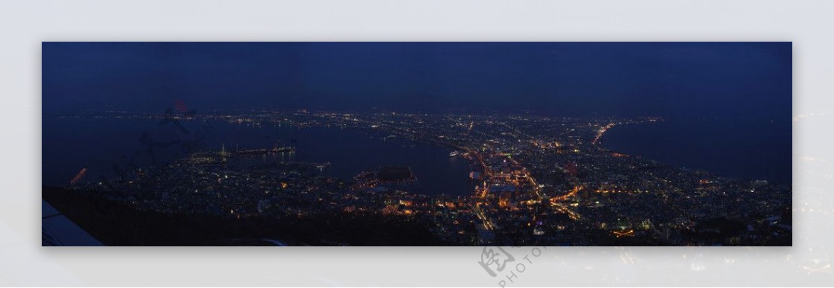 日本北海道函館山夜景图片