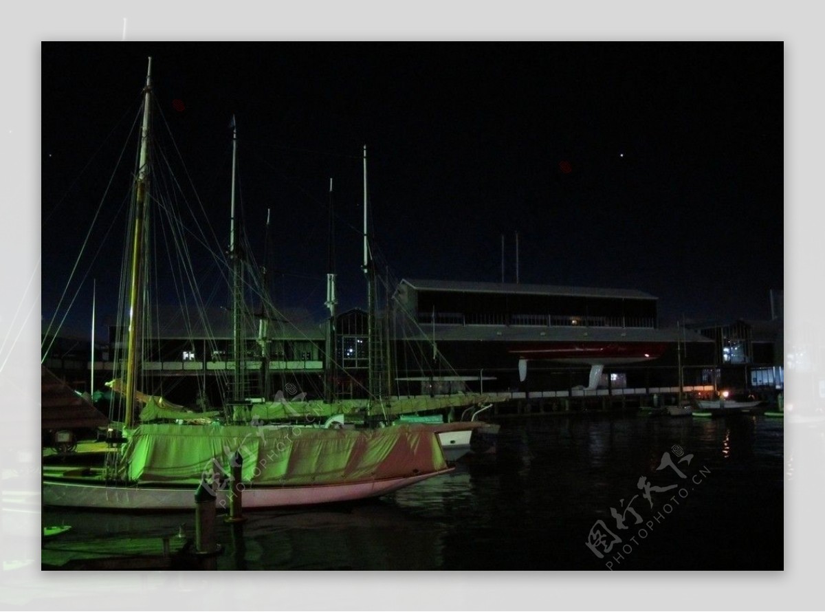 港湾之夜图片