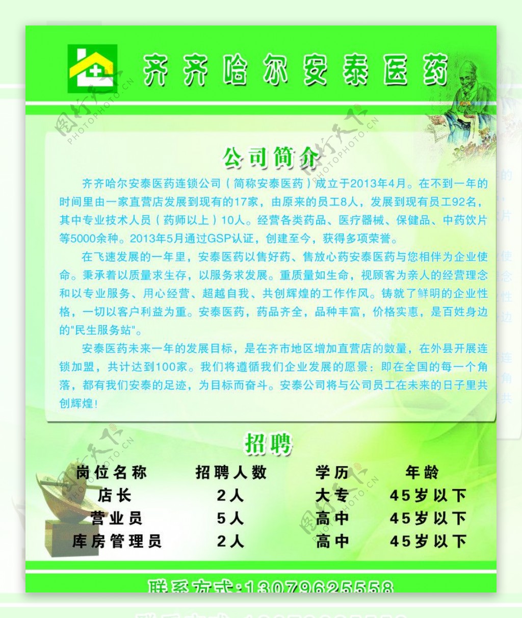 医药展板图片