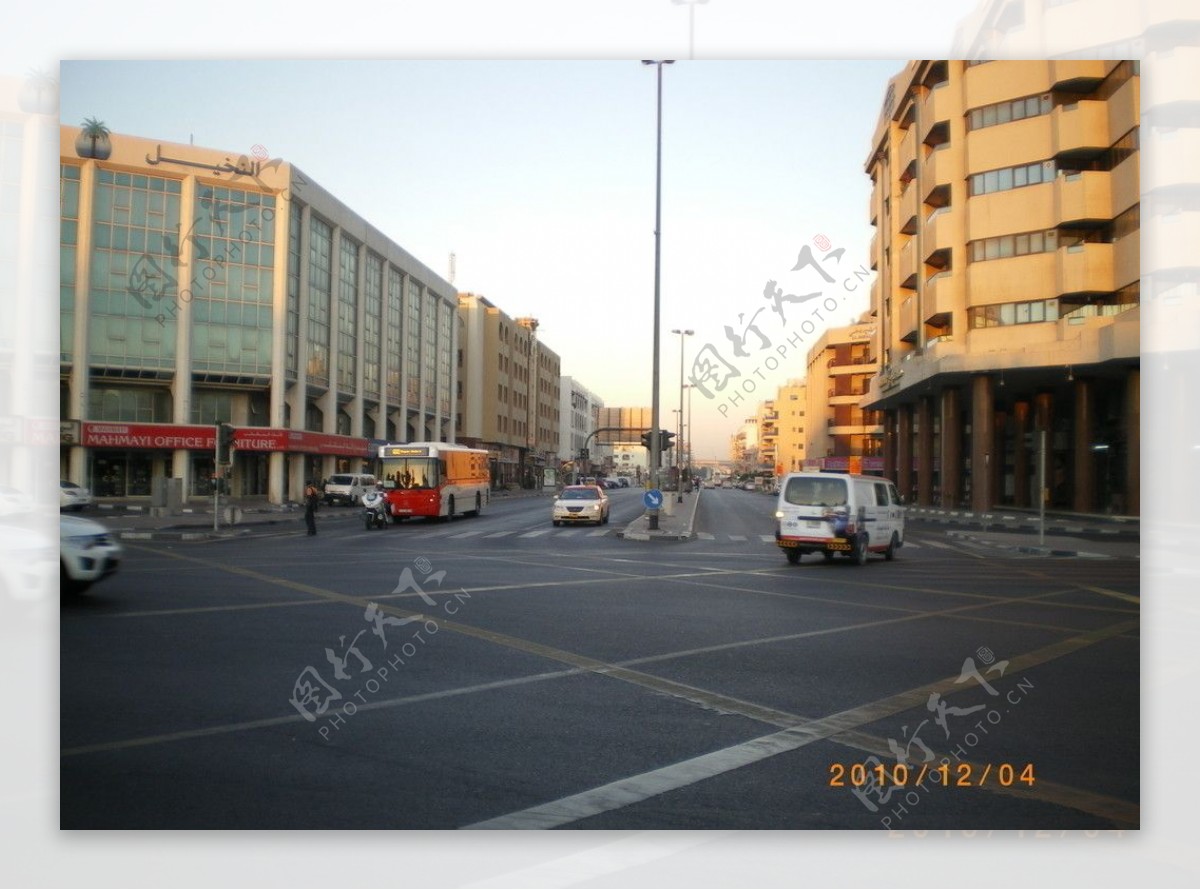 迪拜街道图片