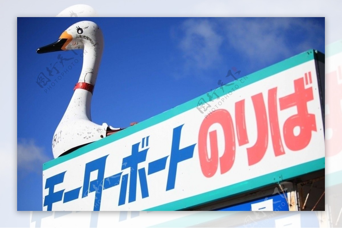 鸭子蓝天日语图片